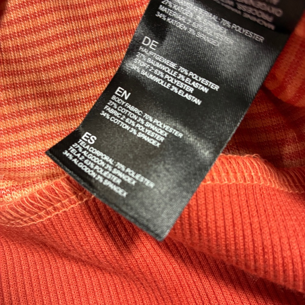 Kuhl Womens Stria Pullover Hoodie Hiking Layer Size S Sunset Orange Outdoors - Picture 12 of 13